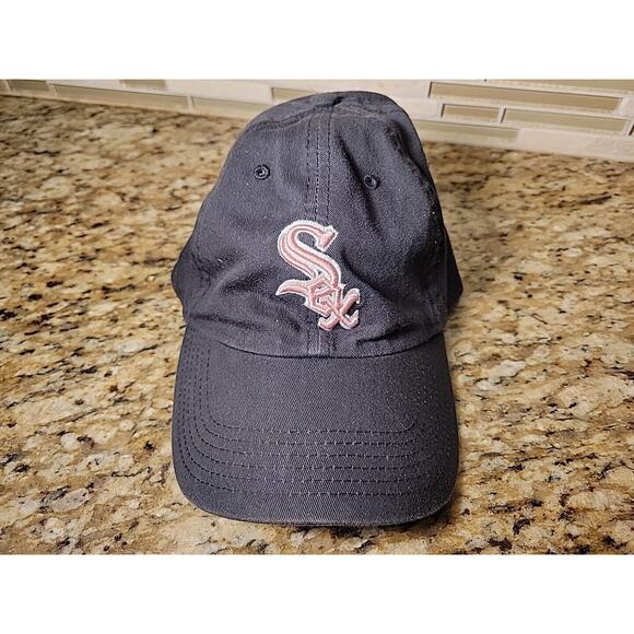 Chicago White Sox Hat cap Baseball MLB Adjustable Strapback Youth Kids Pink Logo - Picture 8 of 8